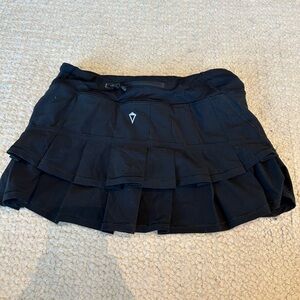 Ivivva Black Ruffled Mini Skirt